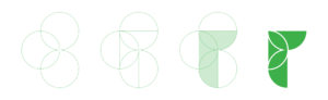 Diagram of logo progression