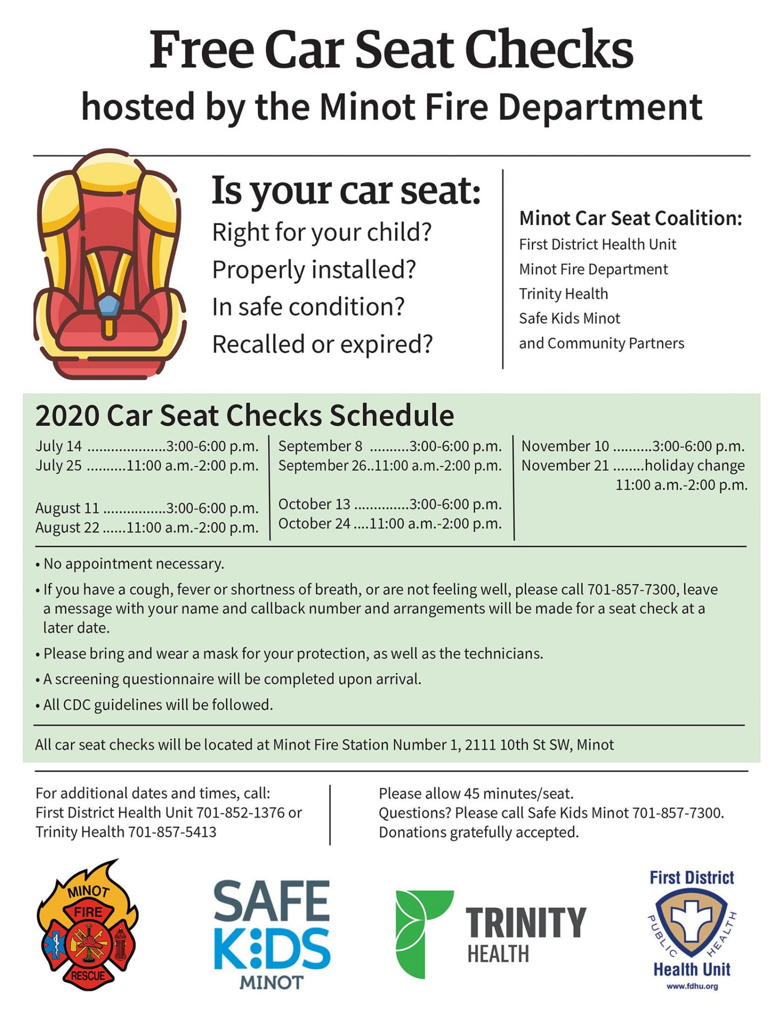 Car Seat Checks Trinity Health